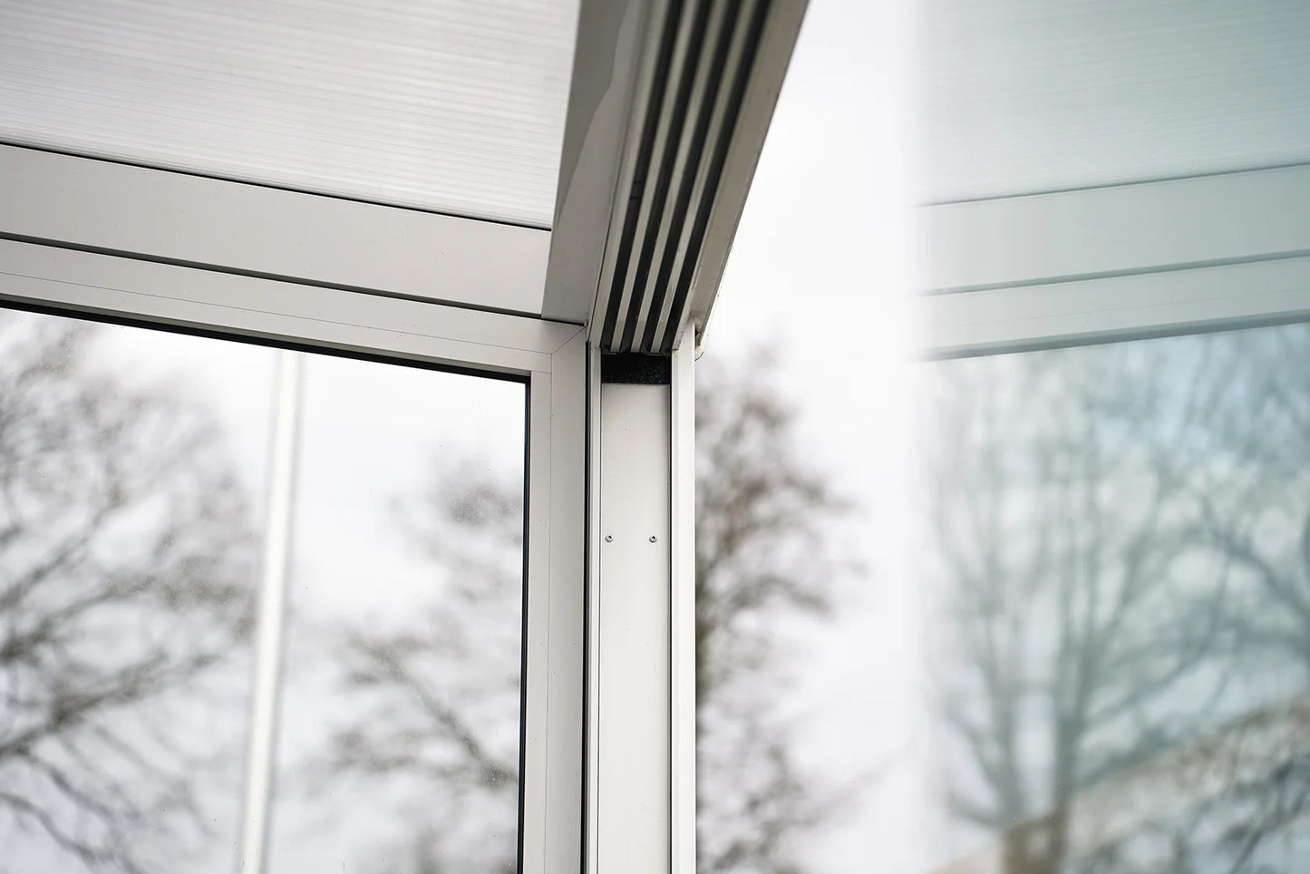 Glasschiebewand anthrazit (RAL 7016) 10mm