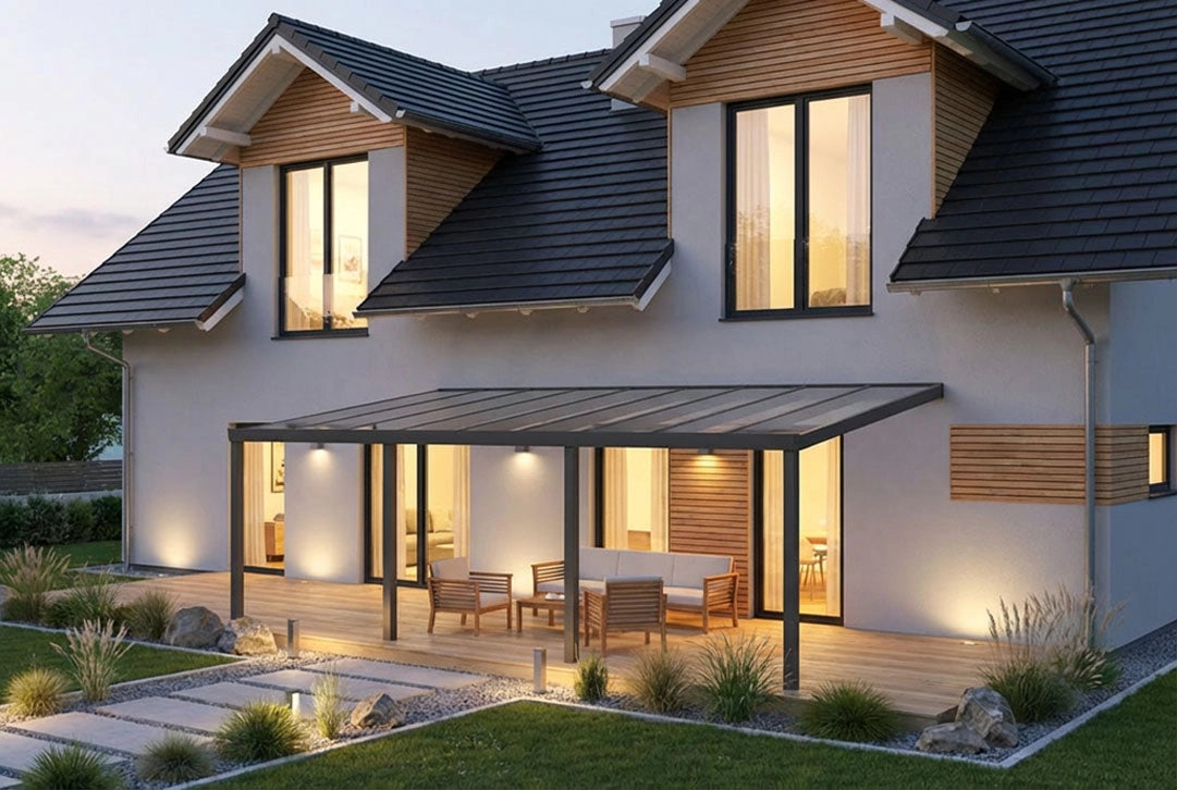 Terrassenüberdachung Alu 7x4m