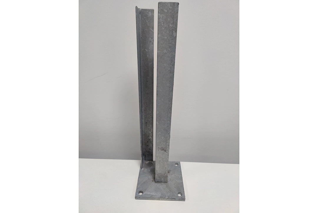 Pfostenträger zum Aufschrauben für Aluminiumzaun