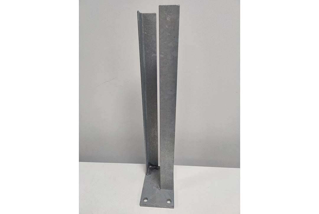 Pfostenträger zum Aufschrauben für Aluminiumzaun