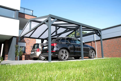 Satteldachcarport 610x500cm (BxT) freistehend