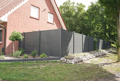 Aluminium Rhombuszaun Anthrazit