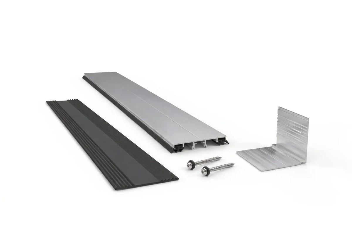 Aluminium Mittelprofil Komplettset bis 400 cm