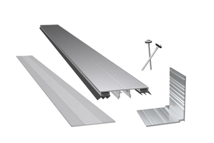 Aluminium Mittelprofil Komplettset bis 400 cm
