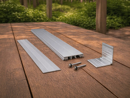 Aluminium Mittelprofil Komplettset bis 400 cm