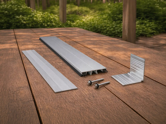 Aluminium Mittelprofil Komplettset bis 400 cm