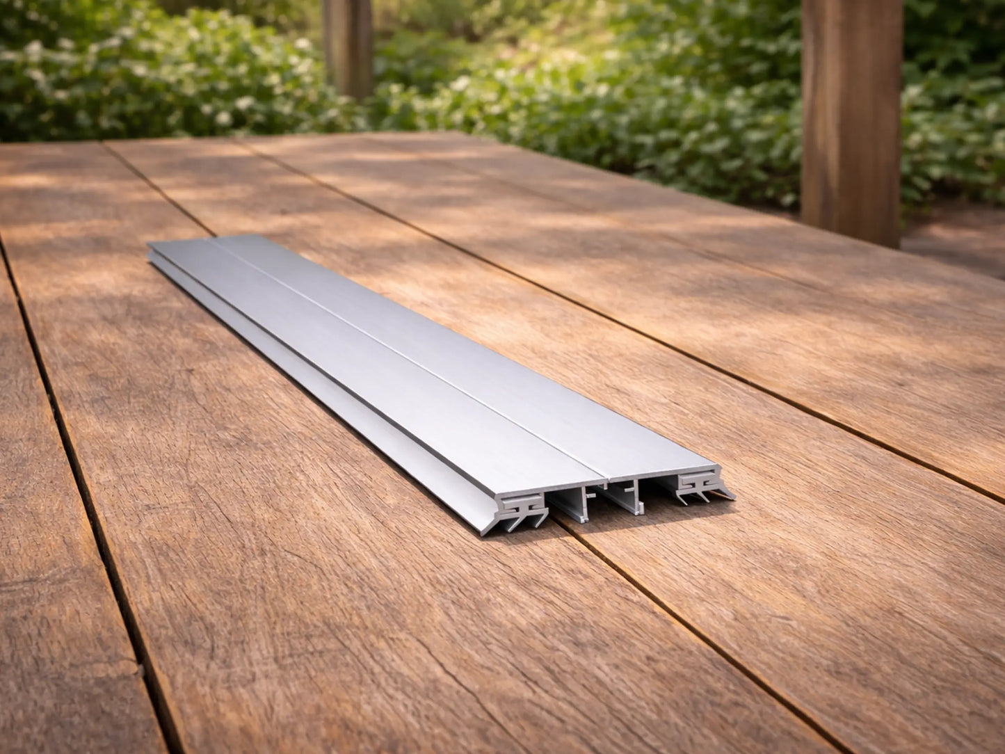 Aluminium Mittelprofil für VSG 8-12 mm eloxiert
