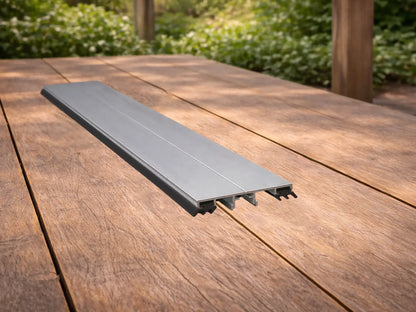 Aluminium Mittelprofil für VSG 8-12 mm eloxiert