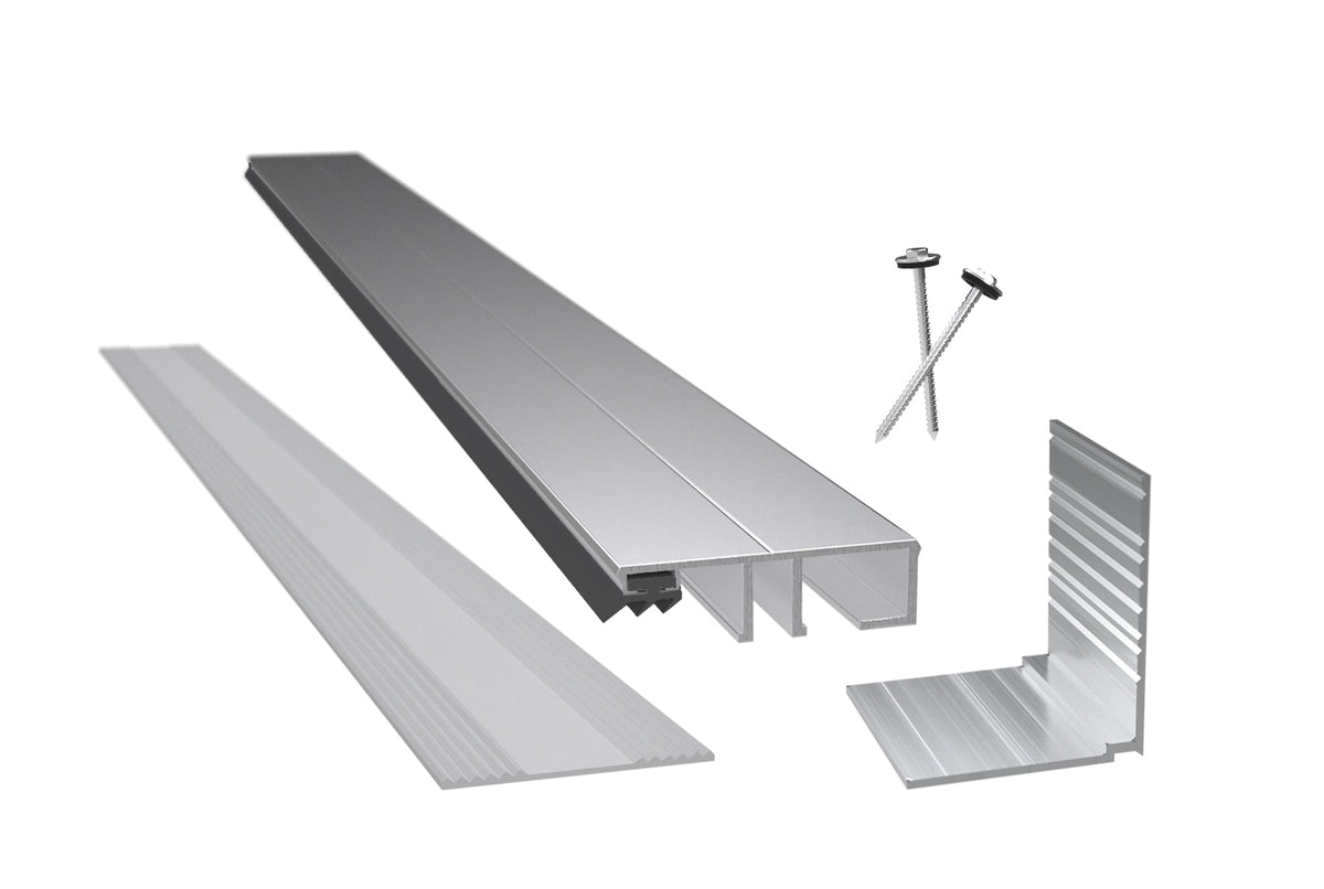 Aluminium Randprofil Komplettset ab 450cm