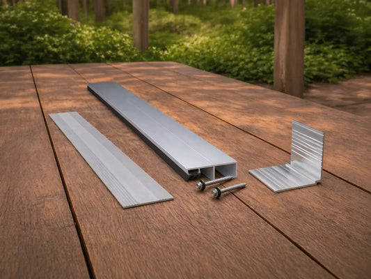 Aluminium Randprofil Komplettset bis 400 cm