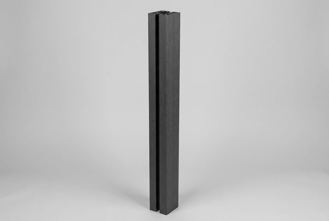WPC-Zaunpfosten, Anthrazit