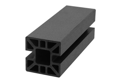 WPC-Zaunpfosten, Anthrazit