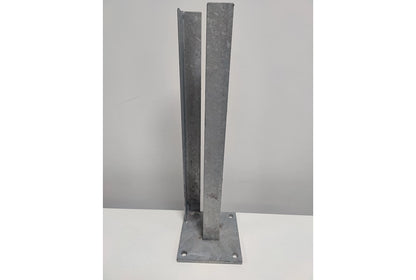 Pfostenträger zum Aufschrauben für Aluminiumzaun