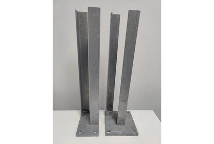 Pfostenträger zum Aufschrauben für Aluminiumzaun