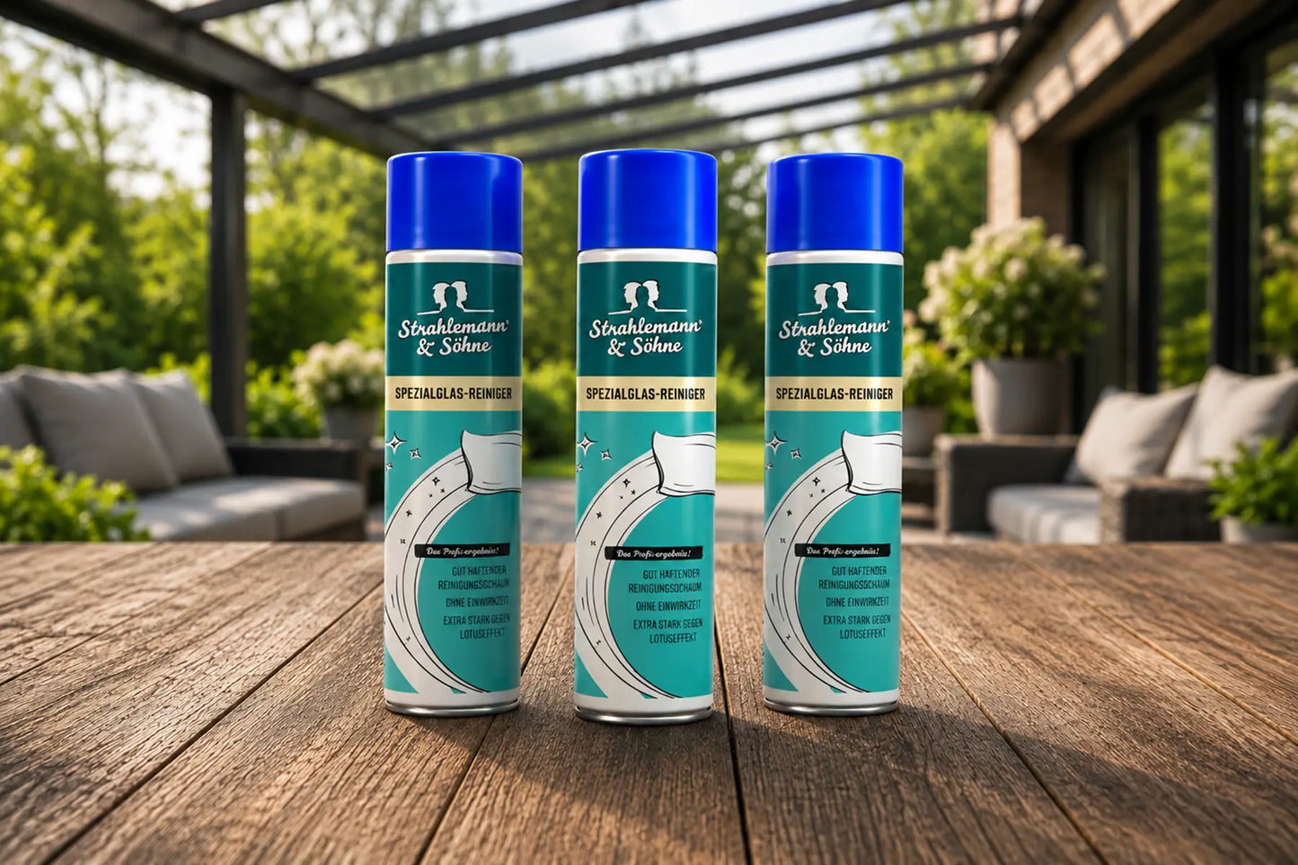 Strahlemann & Söhne 3x Spezialglas-Reiniger – Produktfoto