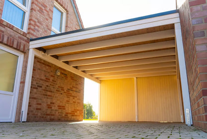 Flachdachcarport aus Leimholz 6x6m