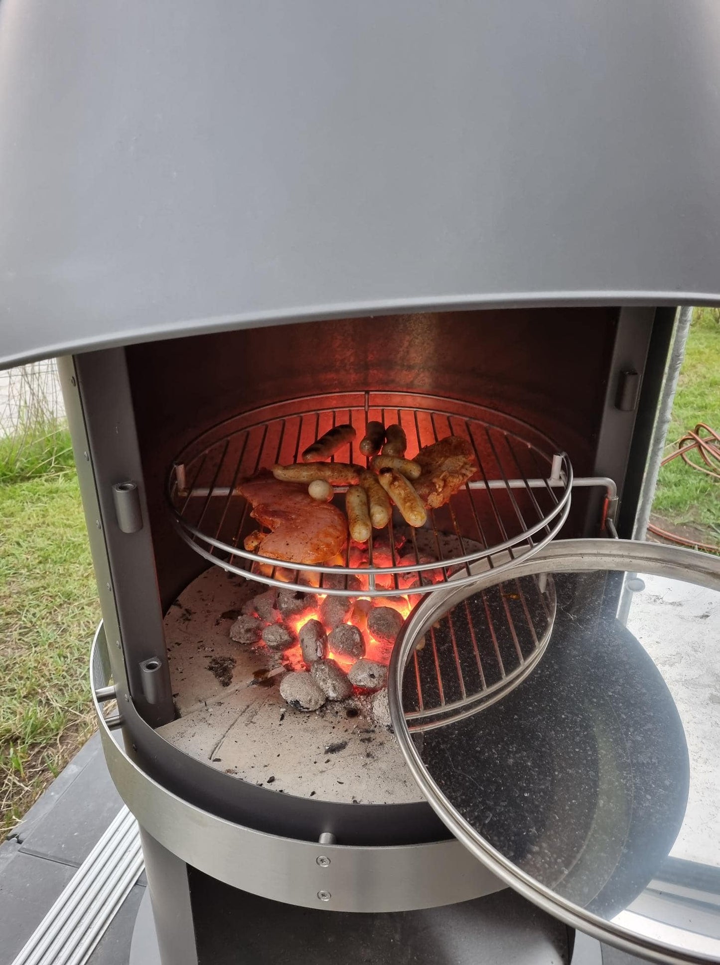 Grillkamin DN 700 Swing Glas CLASSIC