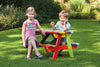 Kinderpicknicktisch Hartholz bunt