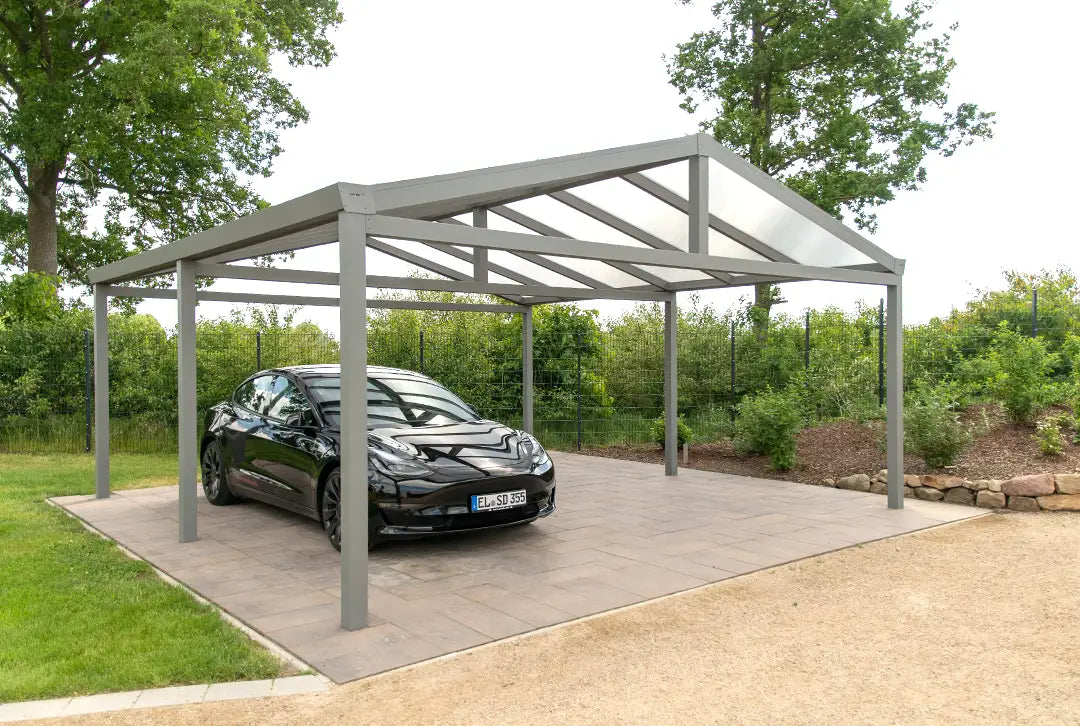 Satteldachcarport 610x900cm (BxT) freistehend