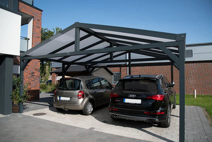 Satteldachcarport 610x900cm (BxT) freistehend