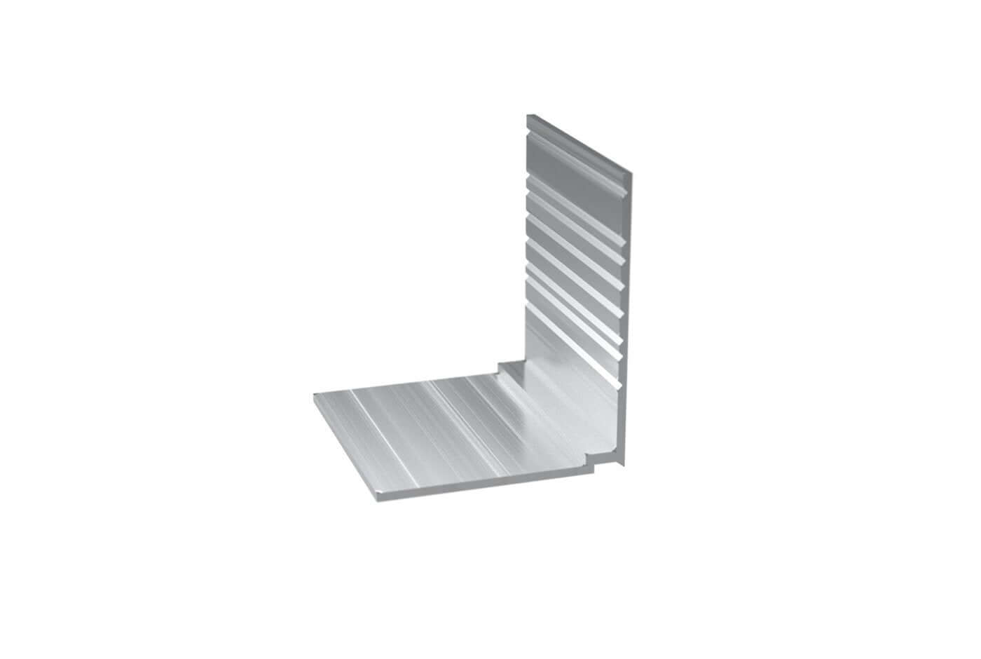 Aluminium Mittelprofil Komplettset für VSG 8-12 mm eloxiert